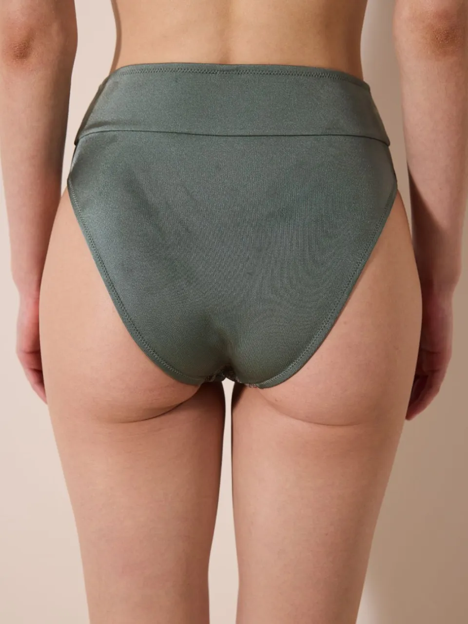 Penti Hoogzijdige Bloemen Mesh Bikini Onderbroek saliegroen, foto 2