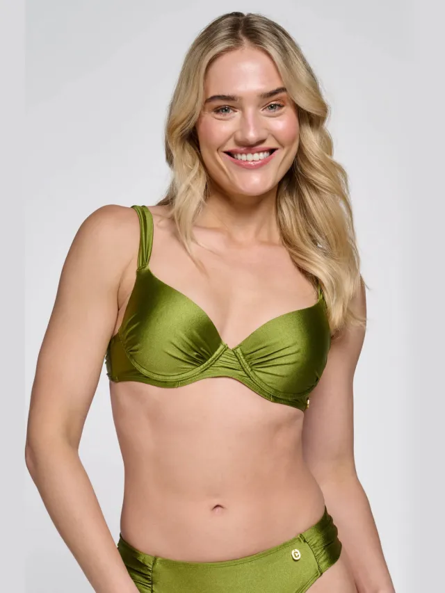Ten Cate Beach TC WOW push-up bikinitop groen