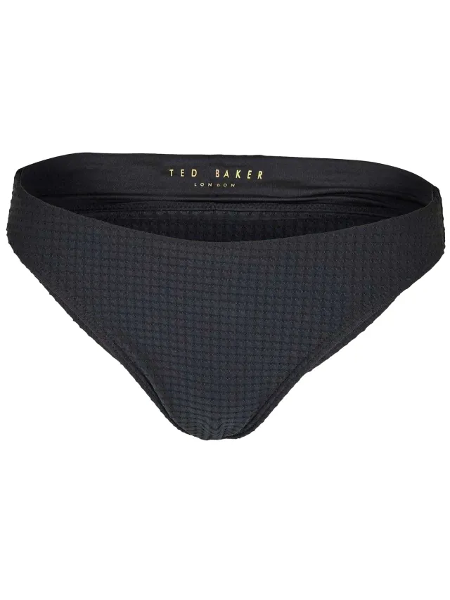 Ted Baker Waffel-hipster-bikinibroekjes voor dames (Zwart)
