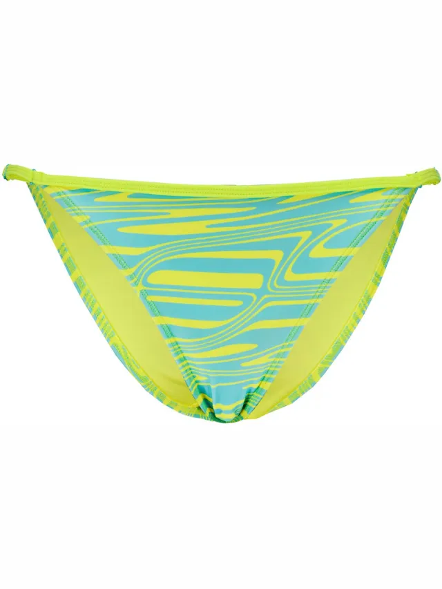 Puma Printed Bikinibroekje Groen XS Vrouw Lemon / Mint