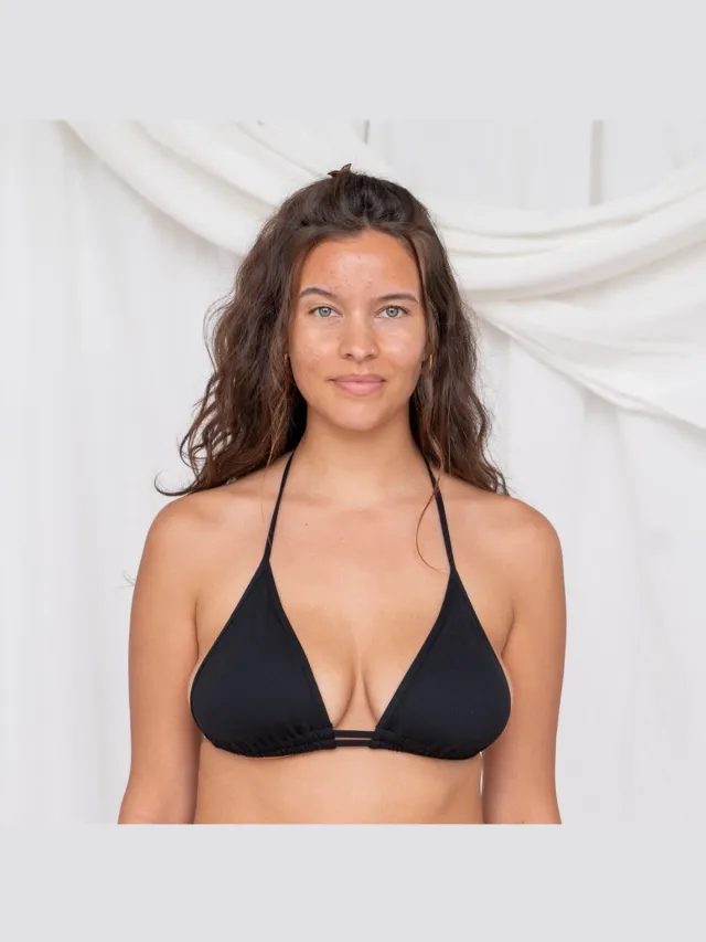 Lotties Period Triangel bikinitop Lotties Period - Bikini S/M - Zwart - Menstruatiezwemkleding - Verstelbare top -Lotties Period Underwear