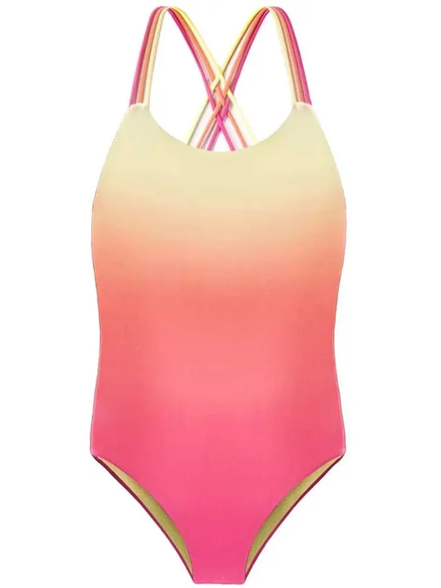 Aquawave Harma Zwemkleding Oranje 128 cm Meisje Sun Gradient