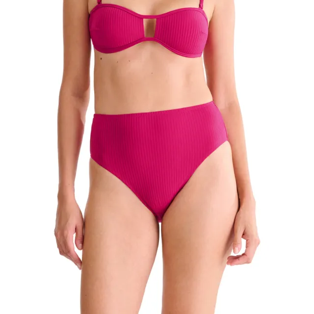 Lisca FLORIDA Cheek bikinibroekje hoge taille roze
