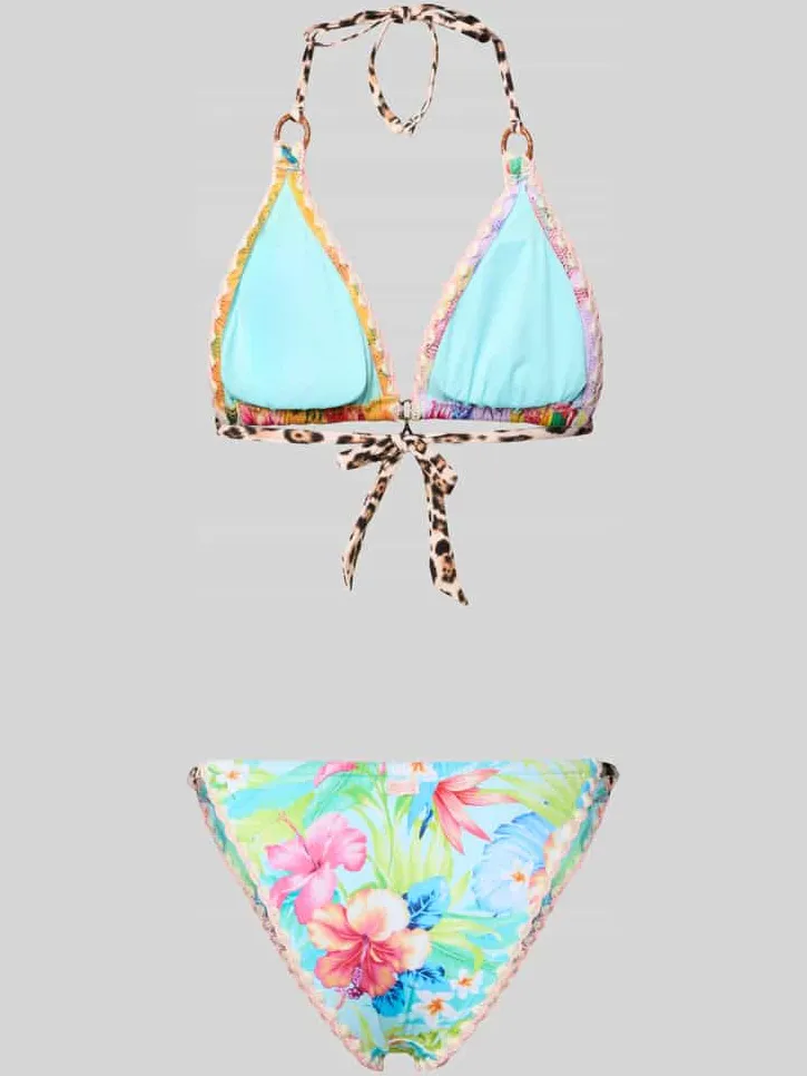 Banana Moon Bikini in all-over look model 'CRICOZANIA LUHANI' mintgroen, foto 2