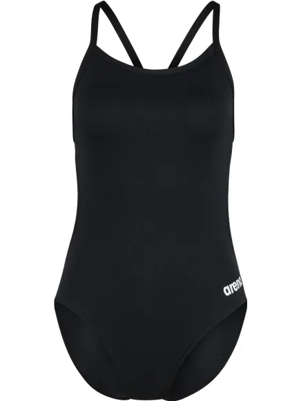Arena Team Swimsuit Challenge Solid badpak zwart