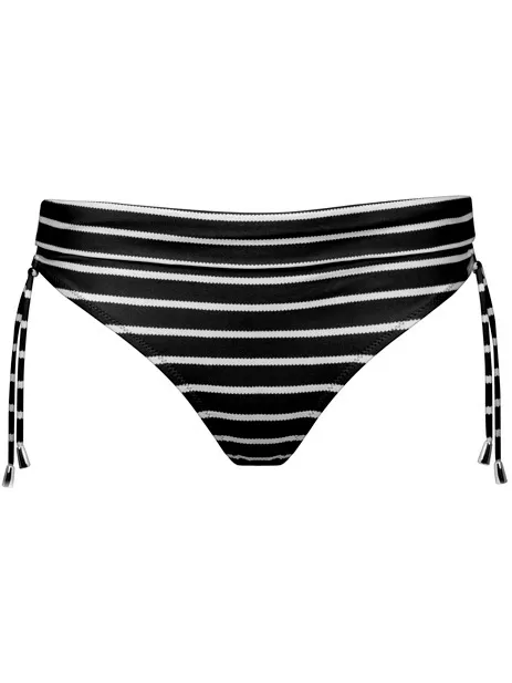 Lidea Women's Line Up Strap Bikini Bottoms - Bikinibroekje, zwart