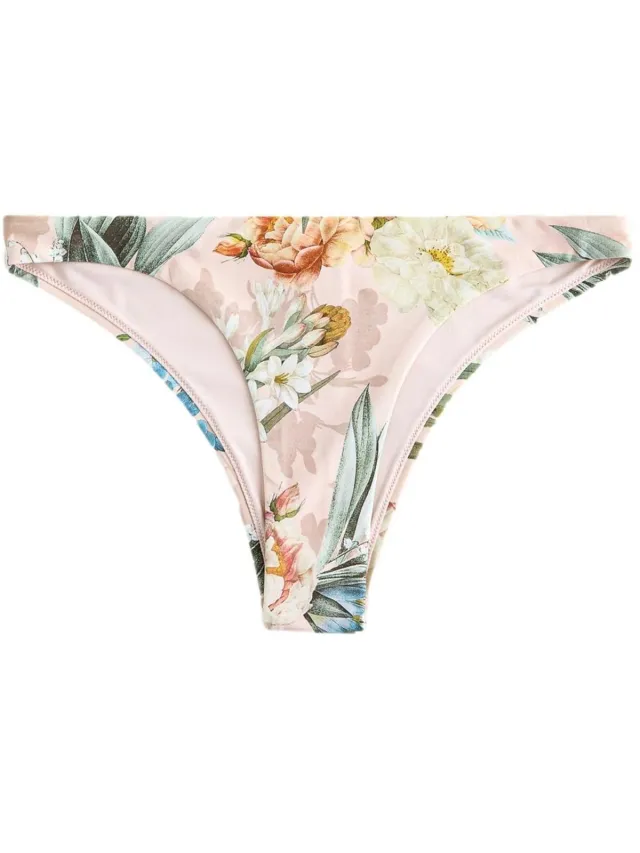Next Dames - Brazilian-bikinibroekje met omgeslagen taille - Roze