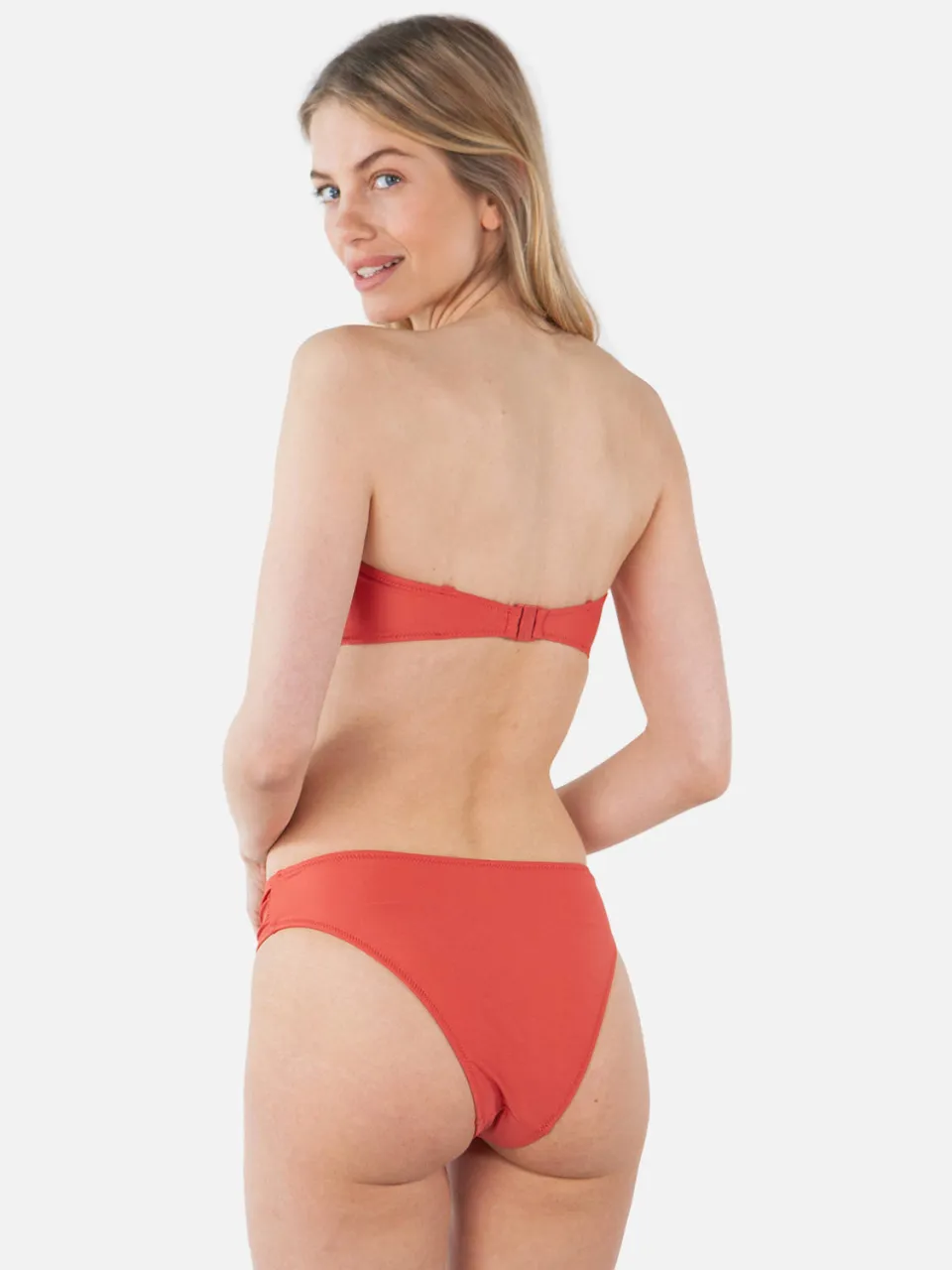 Barts high waist bikinibroekje Kelli koraalrood, foto 5