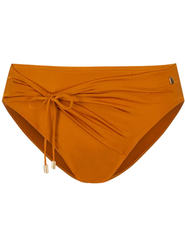 Beachlife Rust hoog bikinibroekje - dames Roest