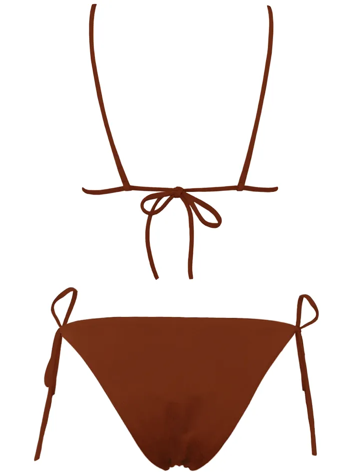 Anekdot dames vegan Bikiniset Olbia Triangel Roest, foto 2