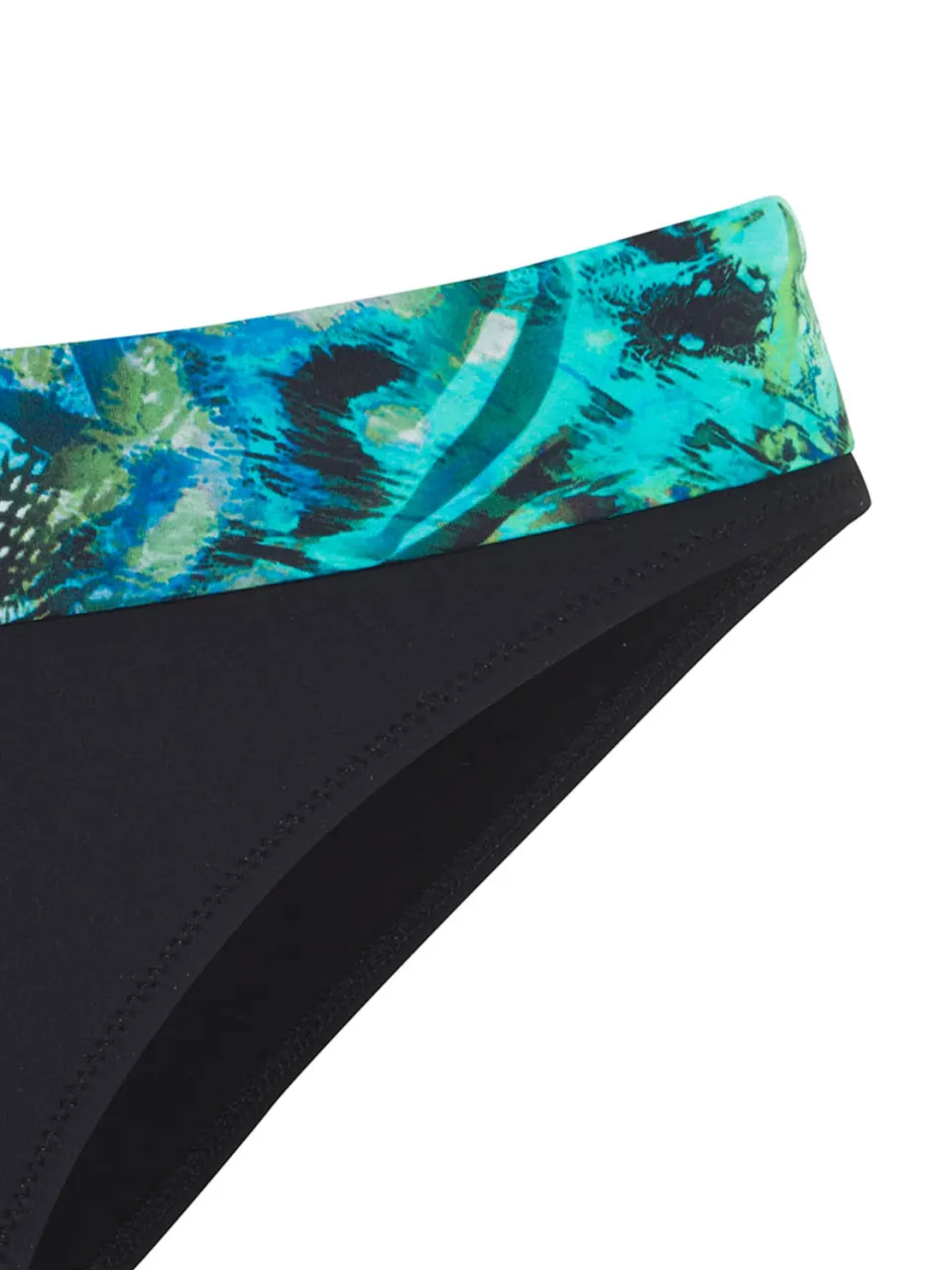 bandeaubikini turquoise bedrukt, foto 2