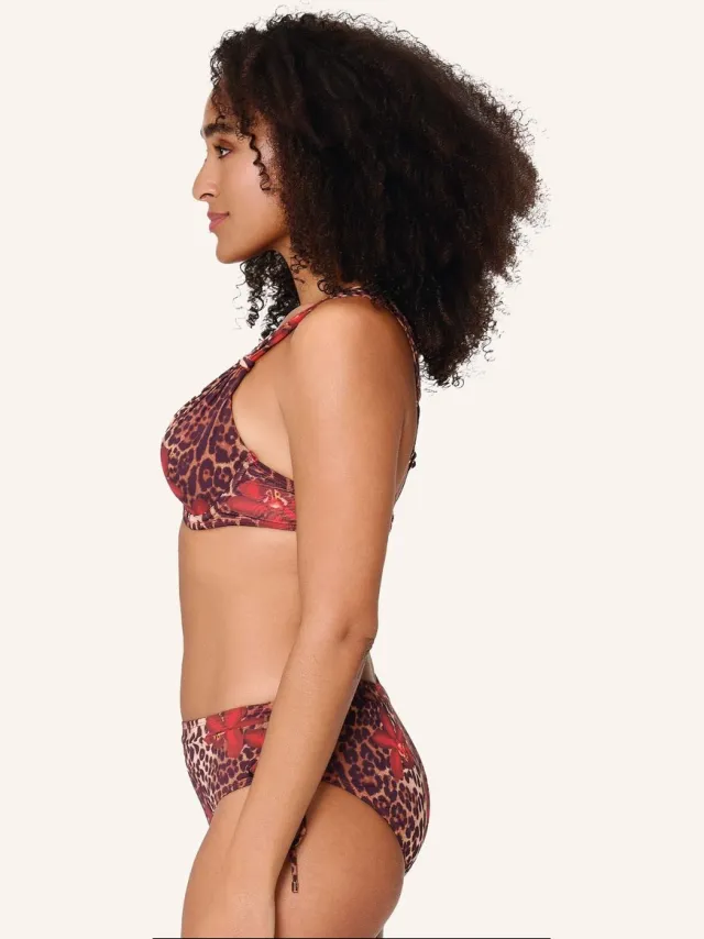 LingaDore Voorgevormde Bikini top Leopard flower