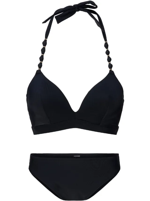 LingaDore Triangel voorgevormd bikini set Zwart