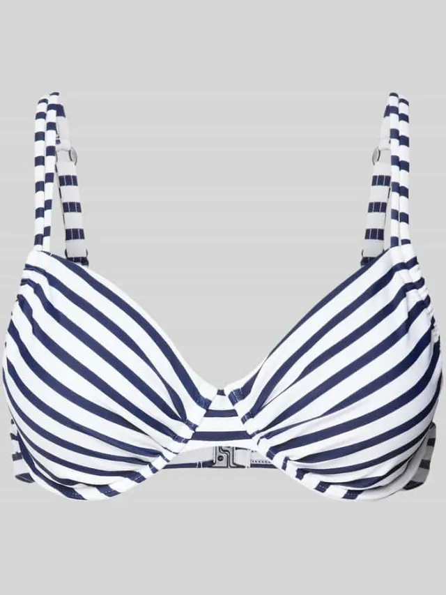 VENICE BEACH Bikinitop met voorgevormde cups, model 'Summer' Donkerblauw