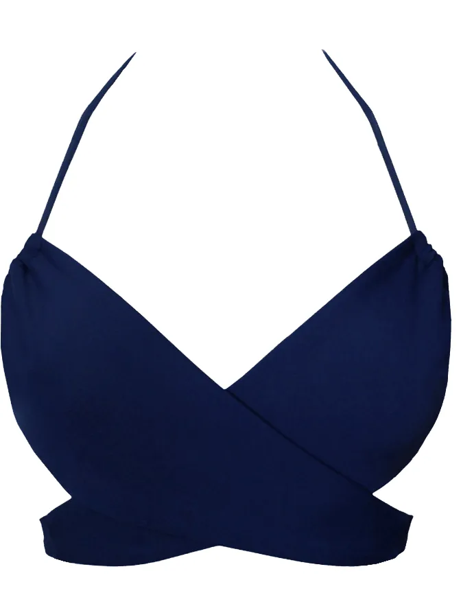 Anekdot dames vegan Bikinitop Versatile Marineblauw, foto 2