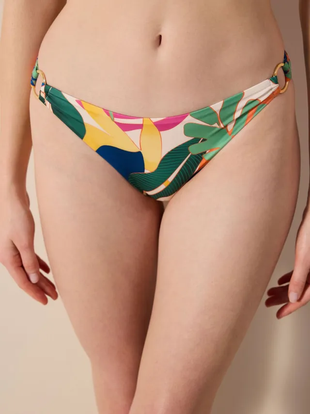 Penti Middenheup Tropische Hipster Bikini Onderbroek Veelkleurig
