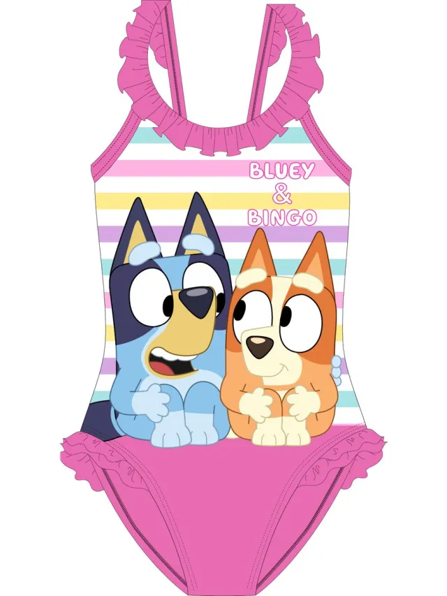 Bluey & Bingo Badpak - Zwempak - 2/3 Jaar Roze