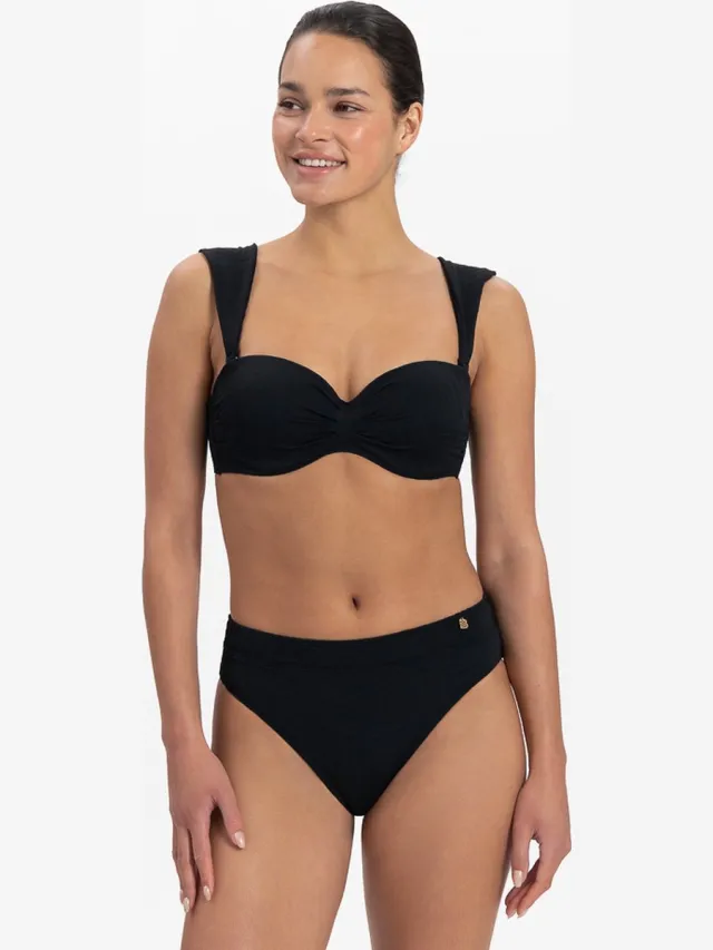 Beachlife Black Swirl Dames Bikinitopje Zwart