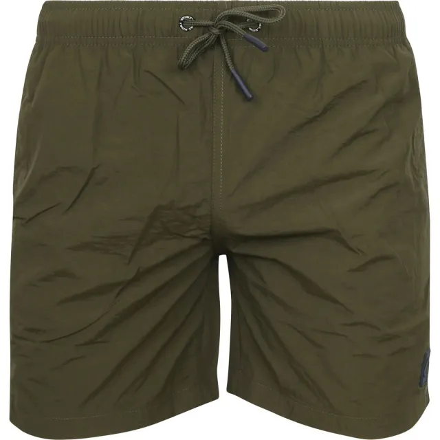 Suitable Plain zwemshort army groen