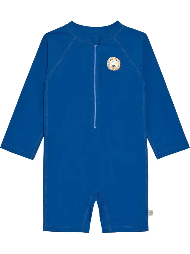 Lässig Splash & Fun Zwempak met lange mouw Lion blue, 13-18 maanden