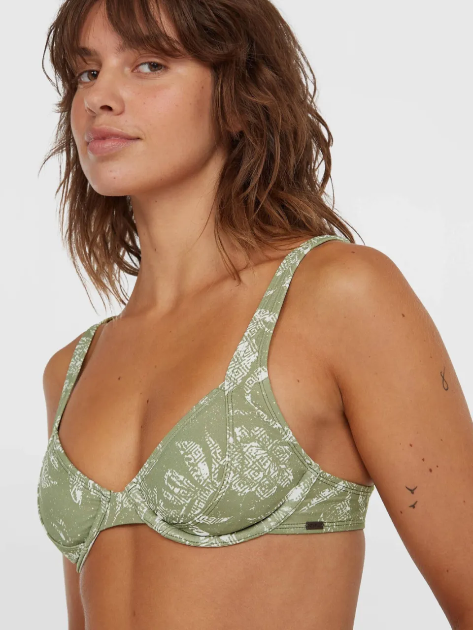 O'Neill voorgevormde beugel bikini set Saltwater Elsie Rita groen/wit, foto 2