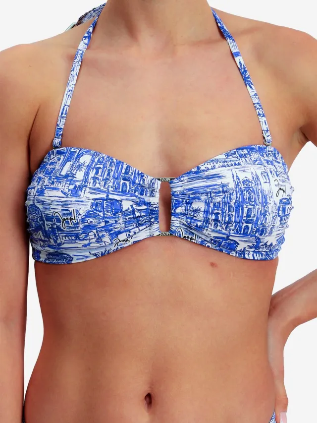 Joop! Bügel-Bikini-Top Italy blauw