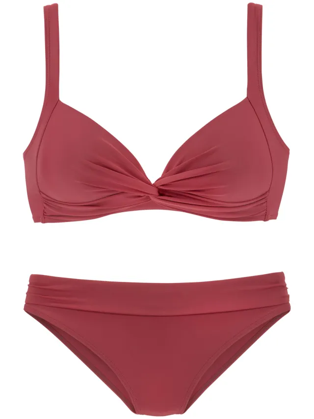 triangelbikini roestrood, foto 2