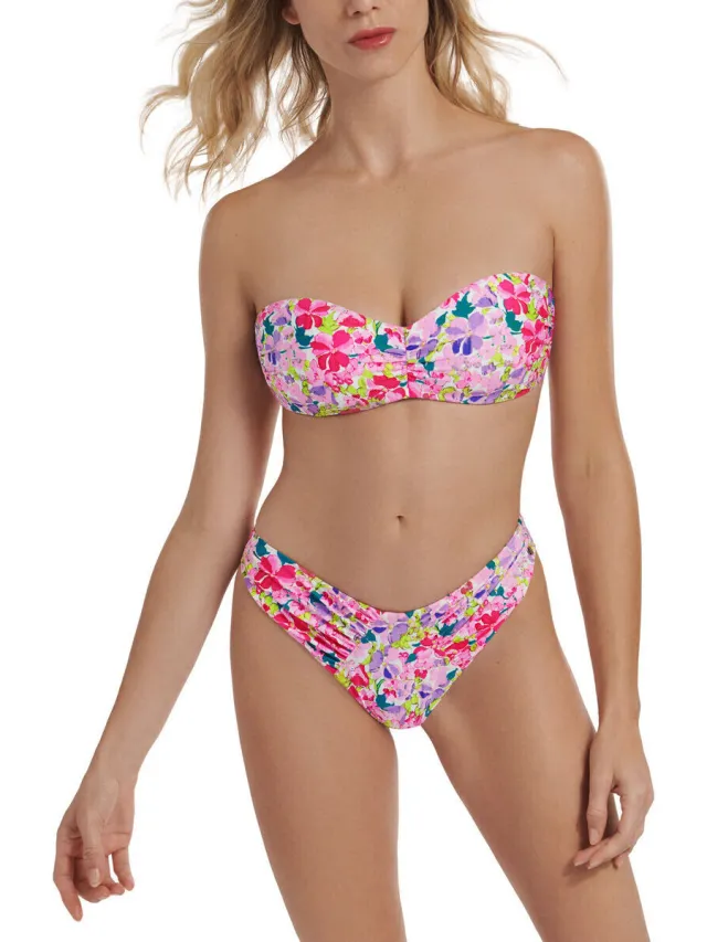 Lisca Napoli zwemshort laag uitgesneden roze