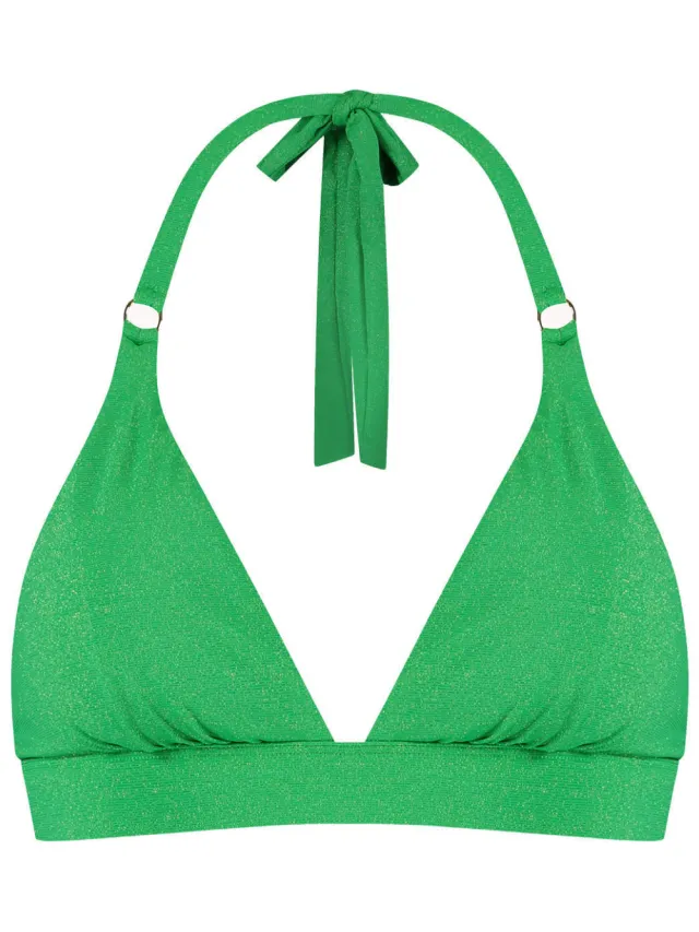 Cyell voorgevormde halter bikinitop groen, foto 2