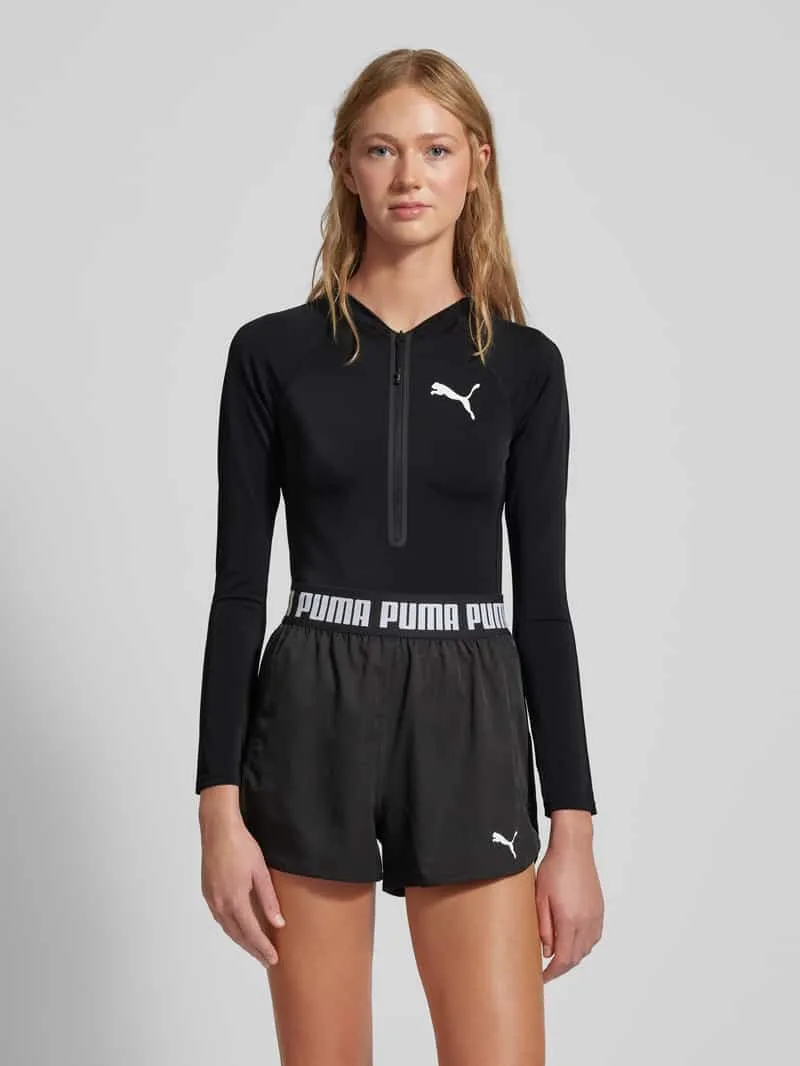 Puma Badpak met ritssluiting Zwart