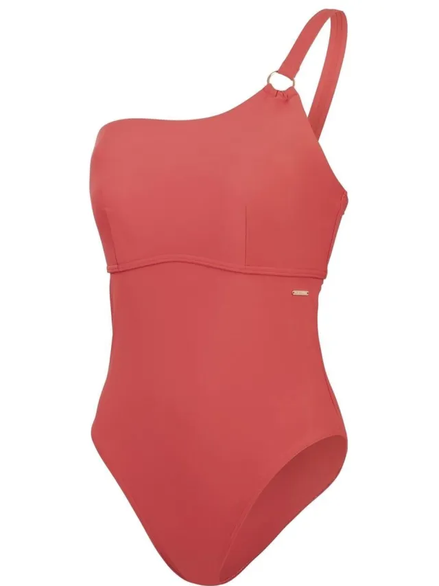 Speedo Dames/Dames Asymmetrisch Eendelig Zwempak (Bruin)