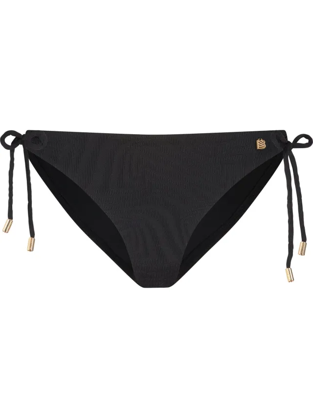 Beachlife Black Swirl Dames Bikinibroekje - Maat 38 (M) Zwart