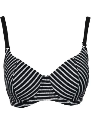 Esprit Silverline Beach Padded Underwire Bikini Zwart