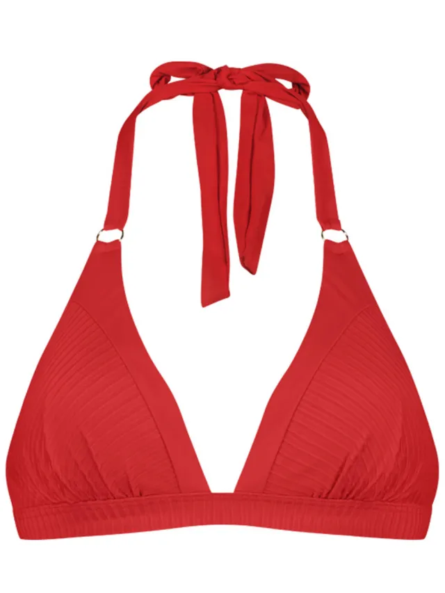 Cyell voorgevormde halter bikinitop rood, foto 2