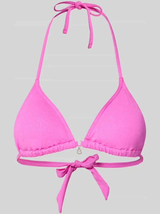 banana moon Glanzend bikinitop model 'CRICO SPARKLESUN' Fuchsia