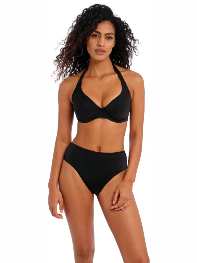 Freya high waist bikinibroekje Jewel Cove zwart