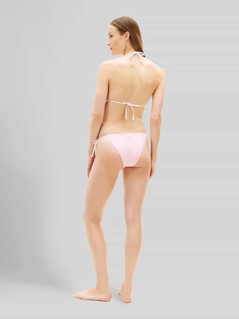 Tommy Hilfiger Bikini-top met logo-stitching roze, foto 3