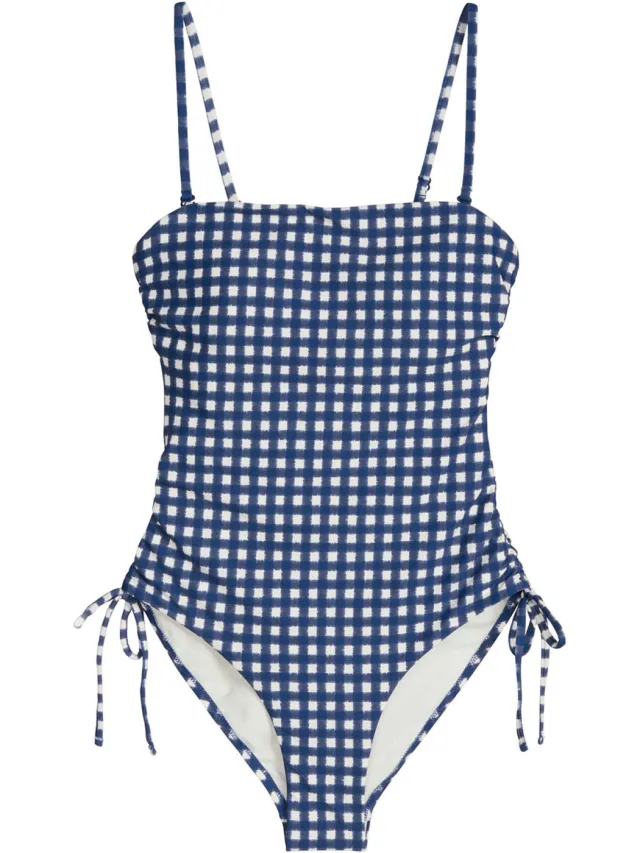 Marc O'Polo Vrouwen Badpak Shiny donkerblauw, foto 2