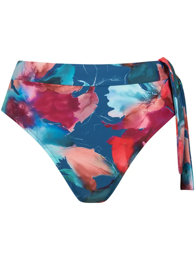 Lisca ROMA zwemshort met hoge taille blauw