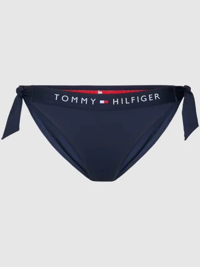 Tommy Hilfiger Bikinibroekje met zijdelingse rijgveters model 'ORIGINAL' Marineblauw
