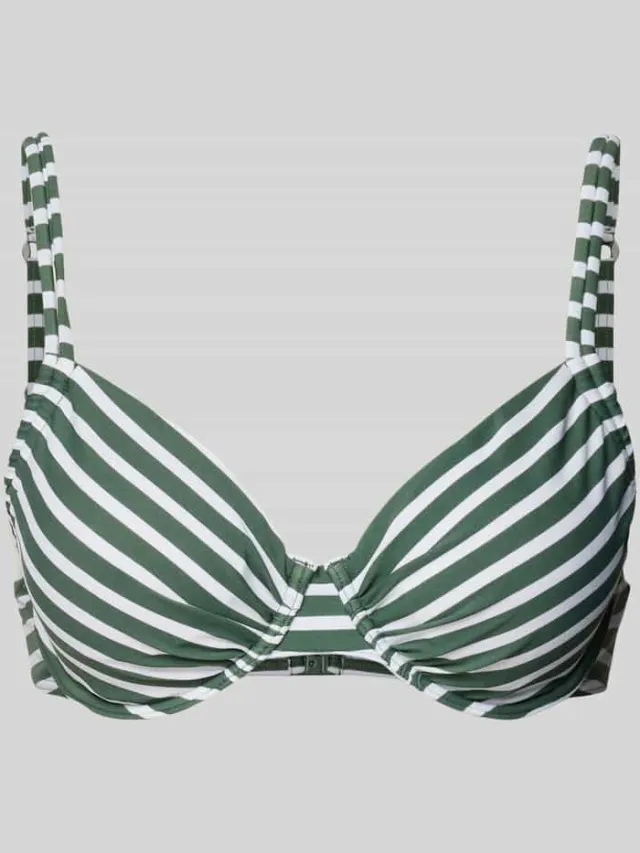 VENICE BEACH Bikinitop met voorgevormde cups, model 'Summer' Olijfgroen