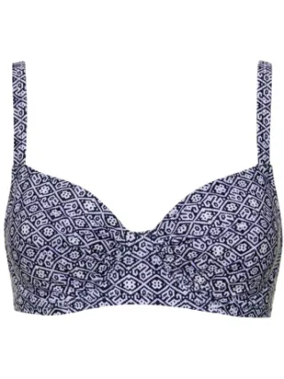 Damella Blue Mosaic Bikini Underwire Bra * Actie * Blauw