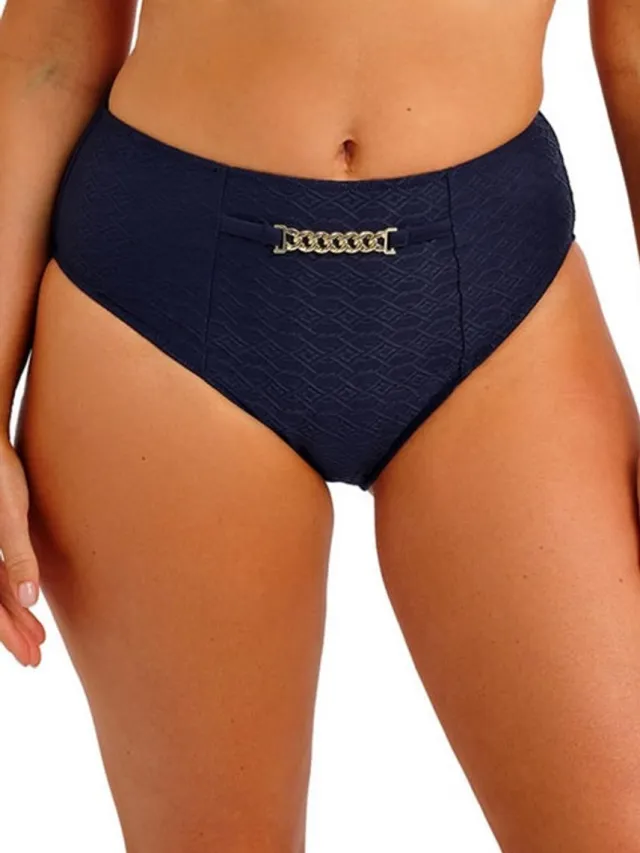 Fantasie Azores Hoog Bikini Broekje Midnight - Blauw