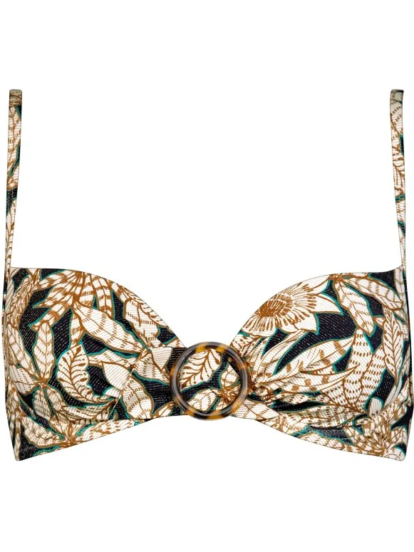 WATERCULT Women's Les Côtes Bikini Top 7260 - Bikinitop - C, wit