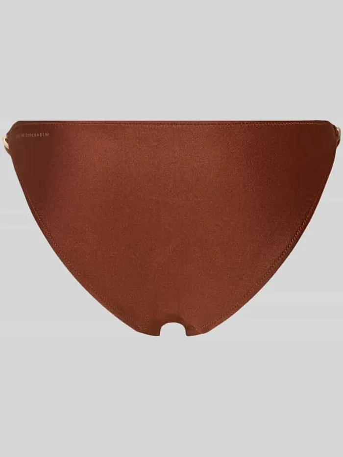 Marc O'Polo Bikinibroekje met houten kralenversiering donkerbruin, foto 3
