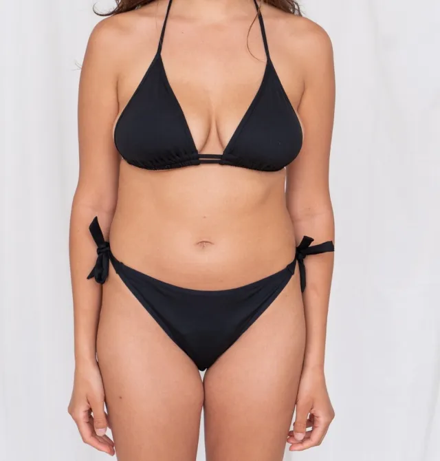 Lotties Period Verstelbaar menstruatie bikini broekje Zwart