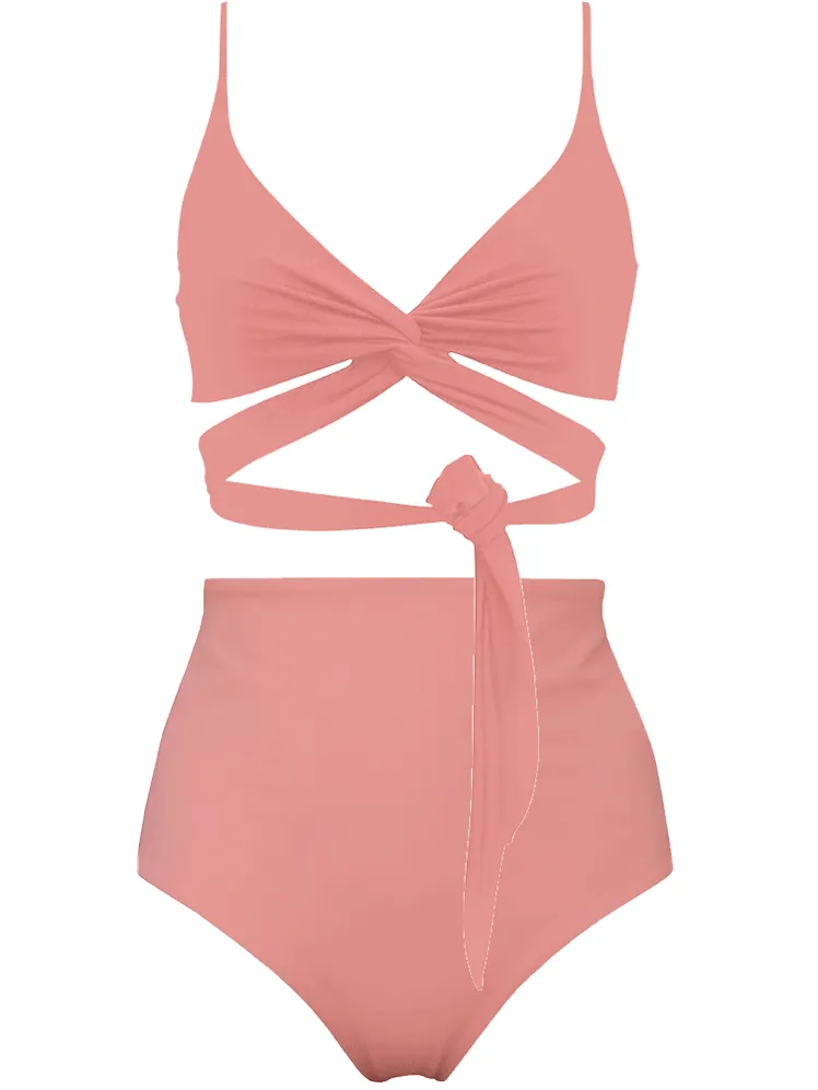 Anekdot dames vegan Bikiniset Lin Core High Roze, foto 2