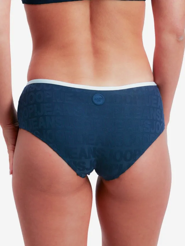 Joop! Bikini-Hose Jeans! Logogram! blauw