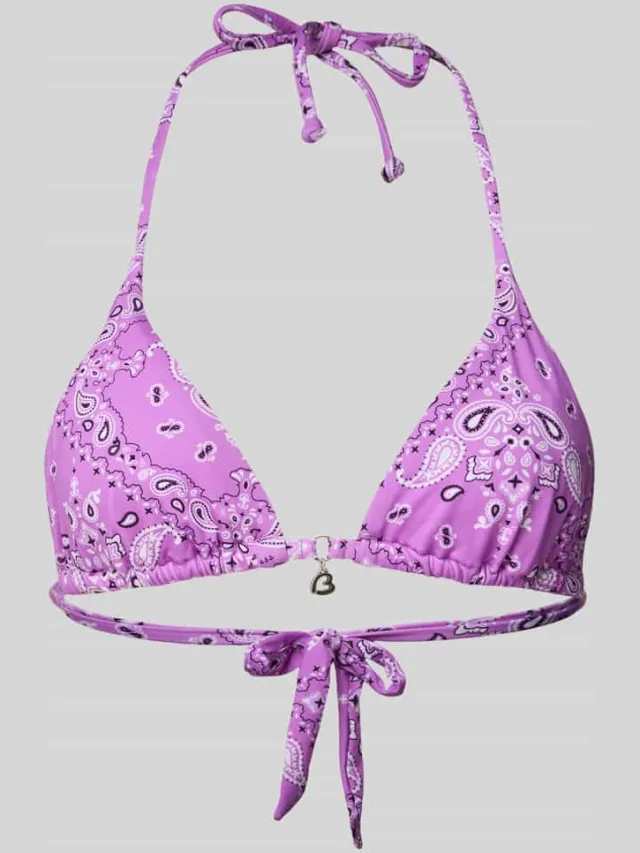 banana moon Bikinitop in triangelmodel, model 'Rico' Paars