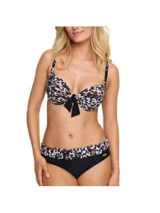 Damella Marilyn Leo Underwire Bikini Bra Versch.kleure/Patroon,Bruin